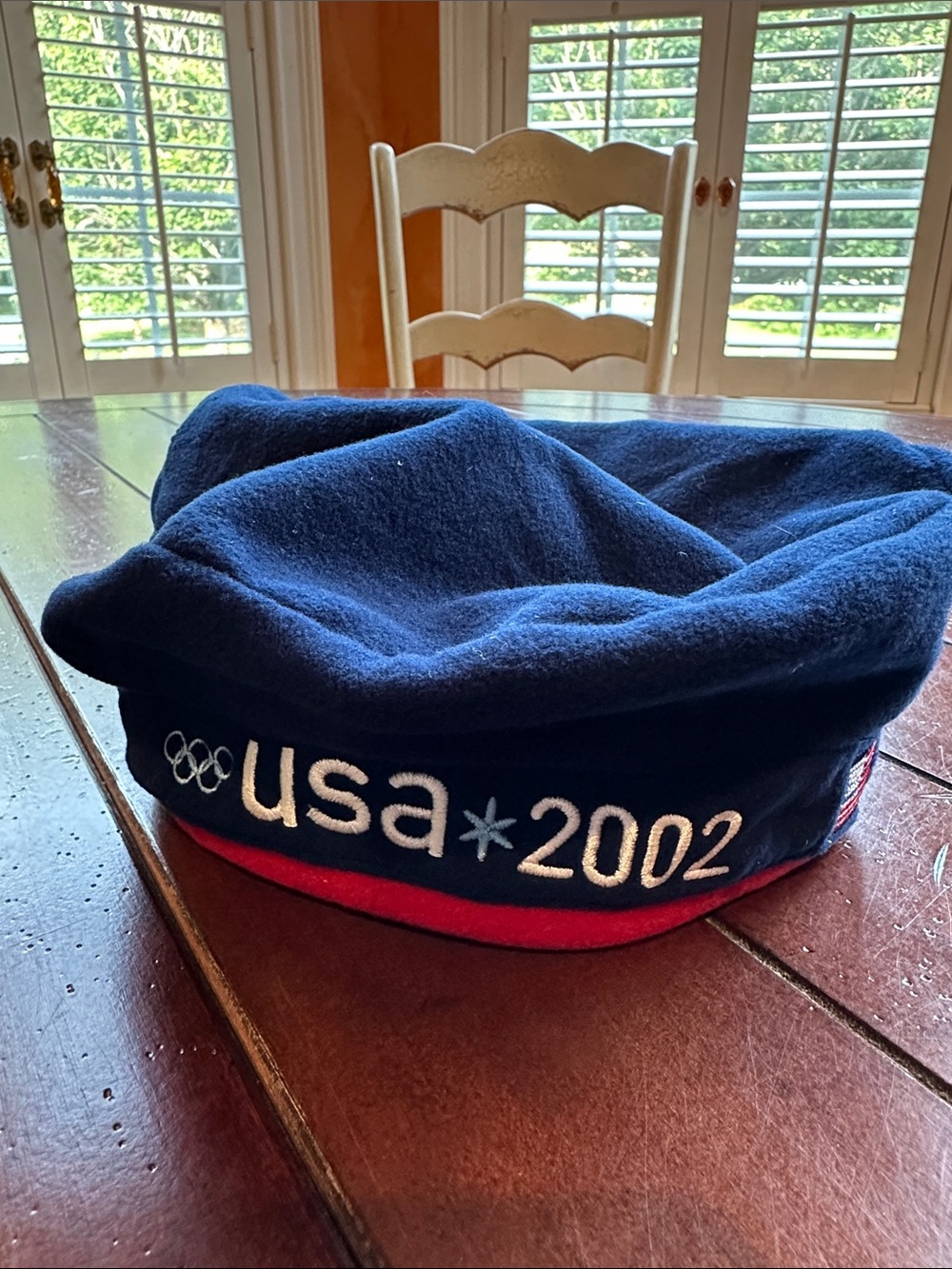 NWT ROOTS 2002 Official US Olympic Team Beret Hat. Unisex.